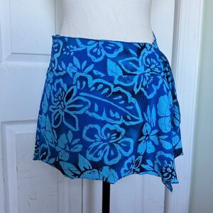 Y2K /90s Catalina Hawaiian Bathing Suit Cover Wrap Skirt Size Large